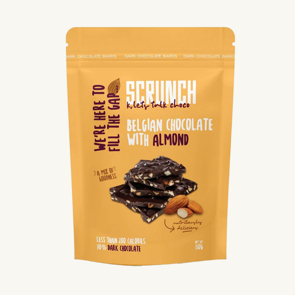 SCRUNCH Belgian Chocolate with Almond