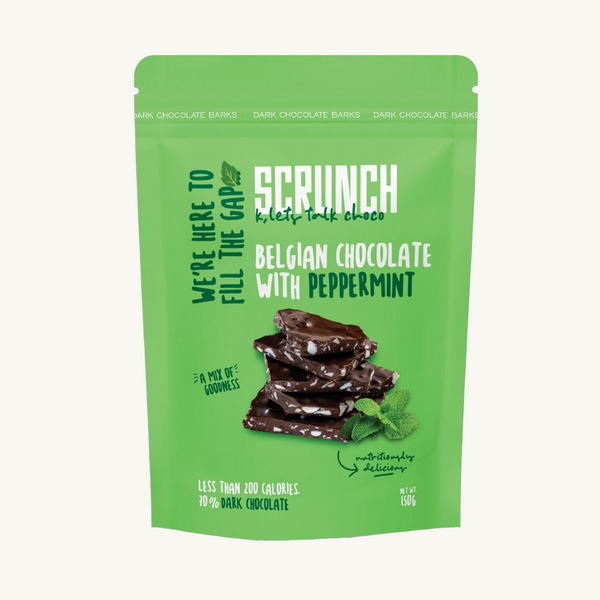 SCRUNCH Belgian Chocolate with Peppermint